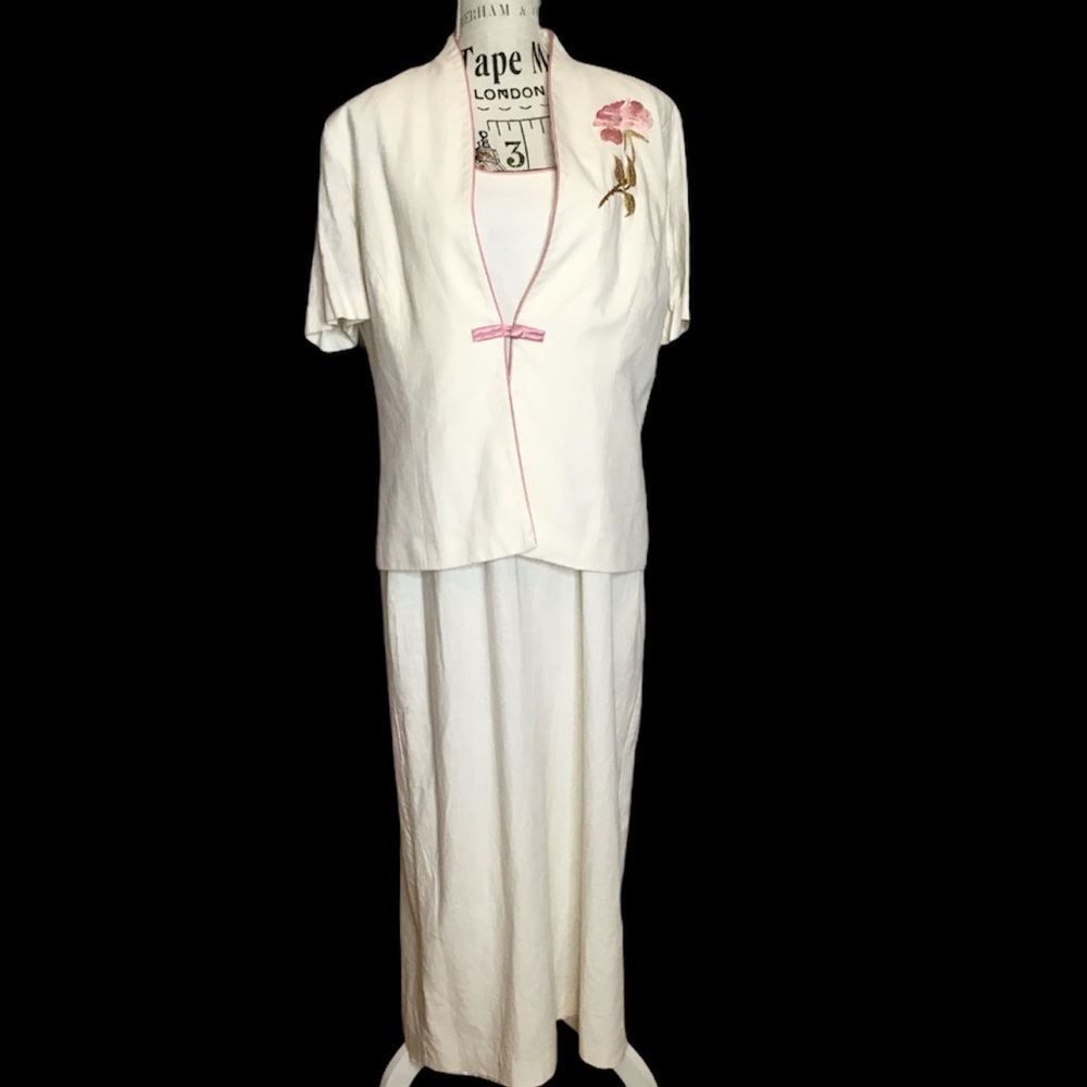 Jessica Howard 2 Piece Dress & Jacket Set EUC